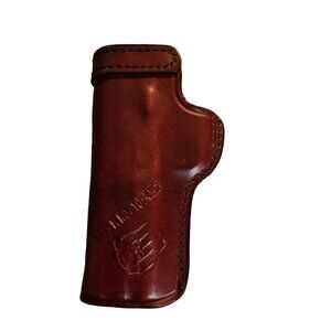 Vintage Don Home Leather Holster  H215Model #10-4 1/4 with clip Concealed Carry